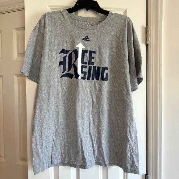 Adidas Rice 'Owls' University Collegiate T-Shirt - Picture 1 of 4